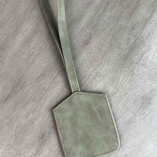 TAG PARA MALETA FINA VERDE MILITAR