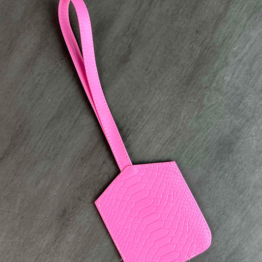 TAG PARA MALETA ROSA POP