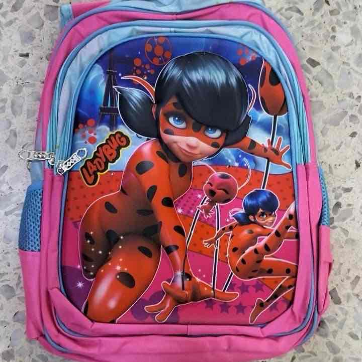 MOCHILA ESCOLAR DE NINA LADYBUG