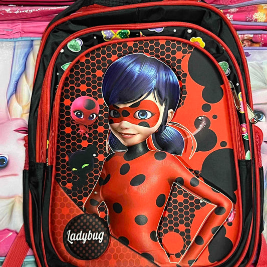 MOCHILA ESCOLAR DE NINA LADYBUG