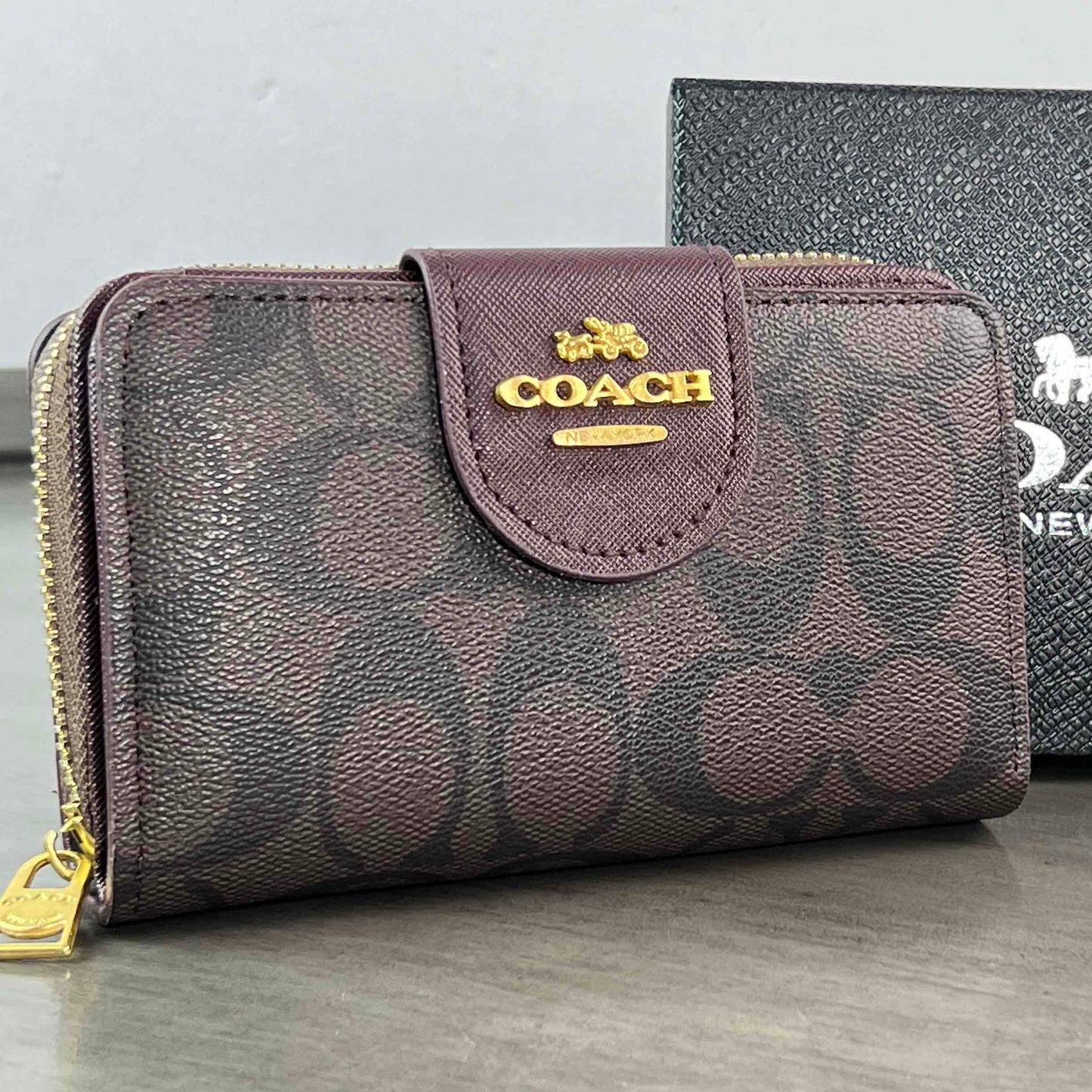 CARTERA COACH 006 CHOCOLATE