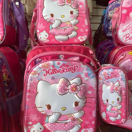 COMBO ESCOLAR DE NINA HELLO KITTY