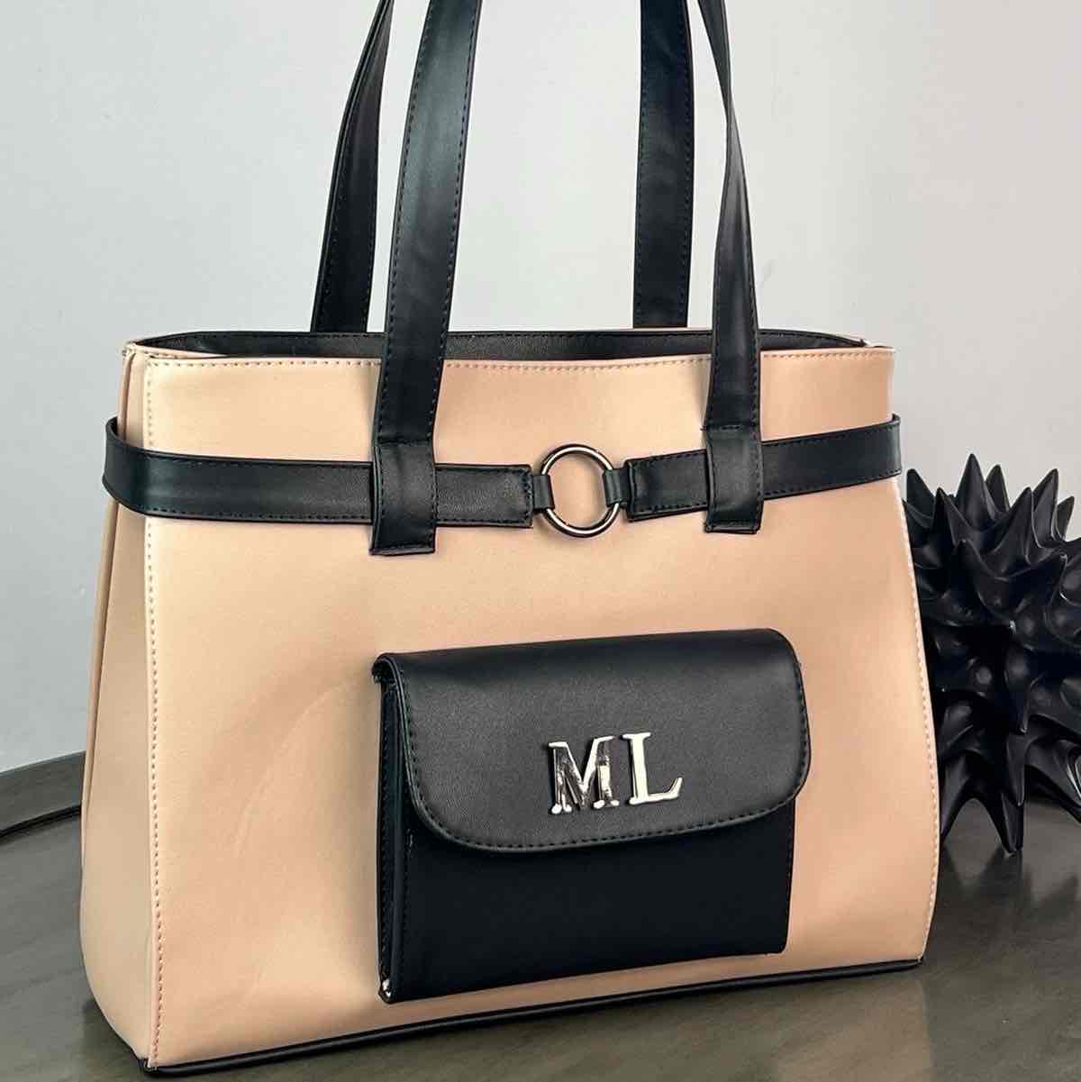 TOTE CARGO MAQUILLAJE/NEGRO